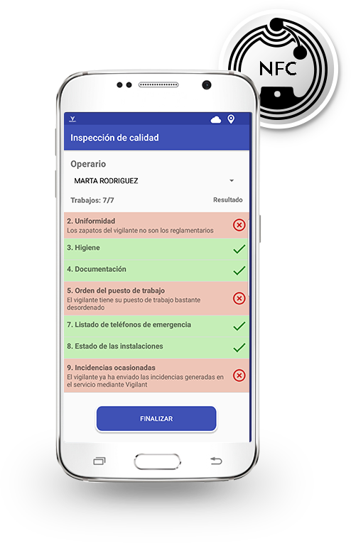 APP VIGILANT PIANIFICAZIONE E COMPITI