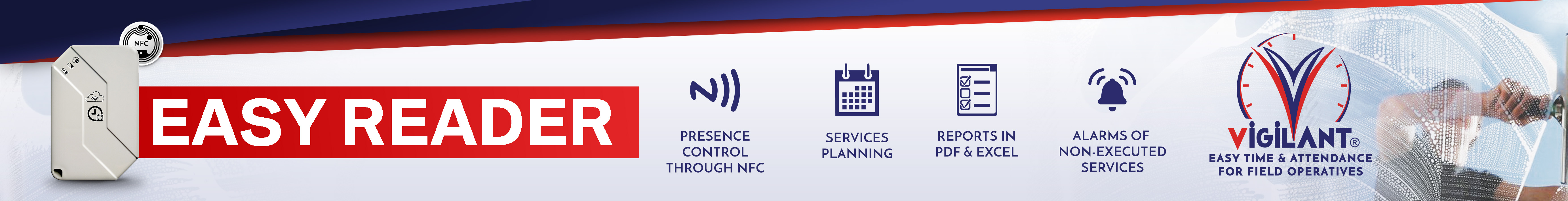 EASY READER - Presence Control through NFC - Services Planning - Vigilant