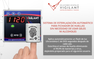 fichador biométrico - control horario - vigilant