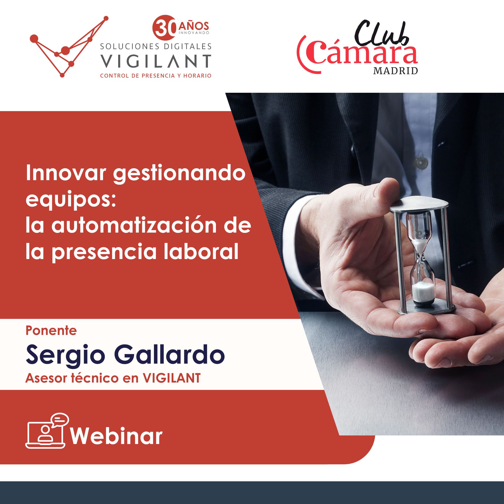 webinar Innovar gestionando equipos: la automatización de la presencia laboral